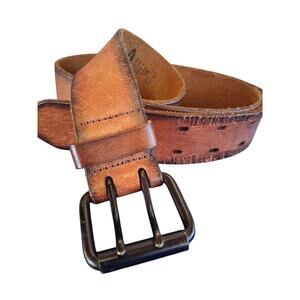 Y2K Vintage Old Navy‎ Unisex Men's size 36 Leather Belt Preppy Casual Grungecore